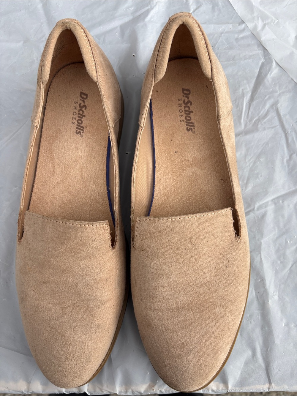 Dr. Scholl's Men's Slip-On Loafers in Beige/Tan Suede